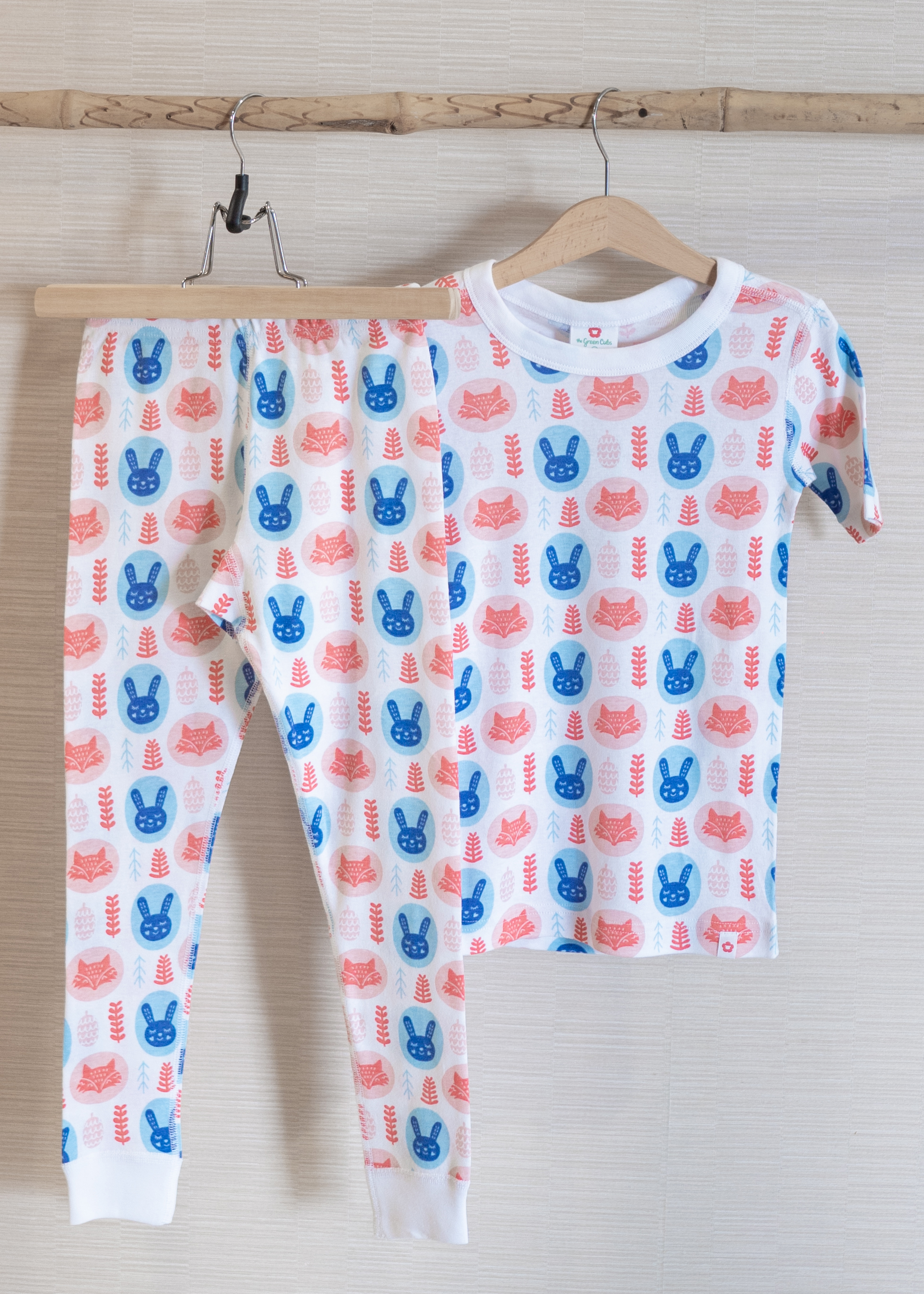 Foxes & Bunnys - Short Sleeve PJ Set