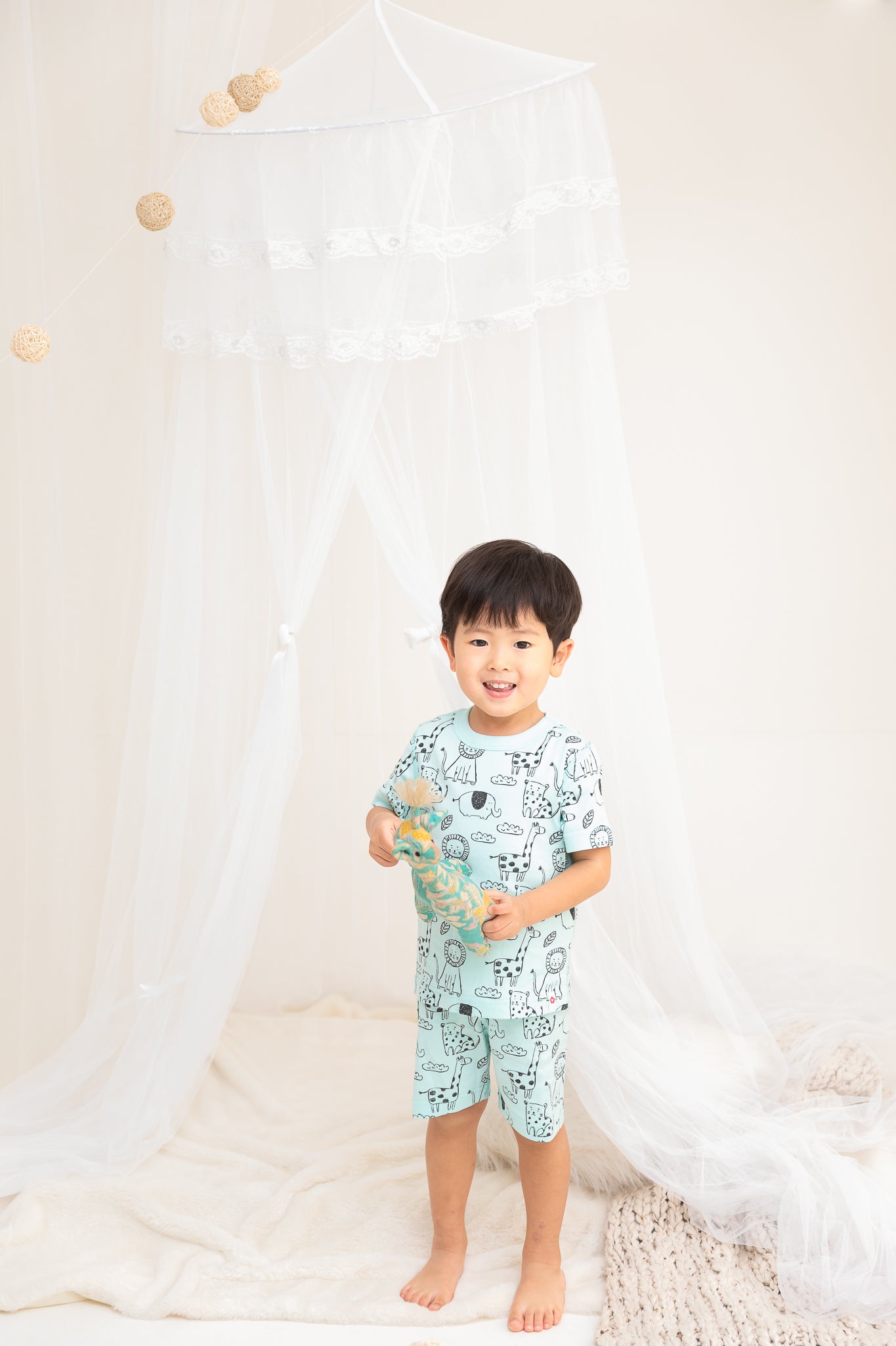 Animals - Relaxed Fit Shortie PJ Set