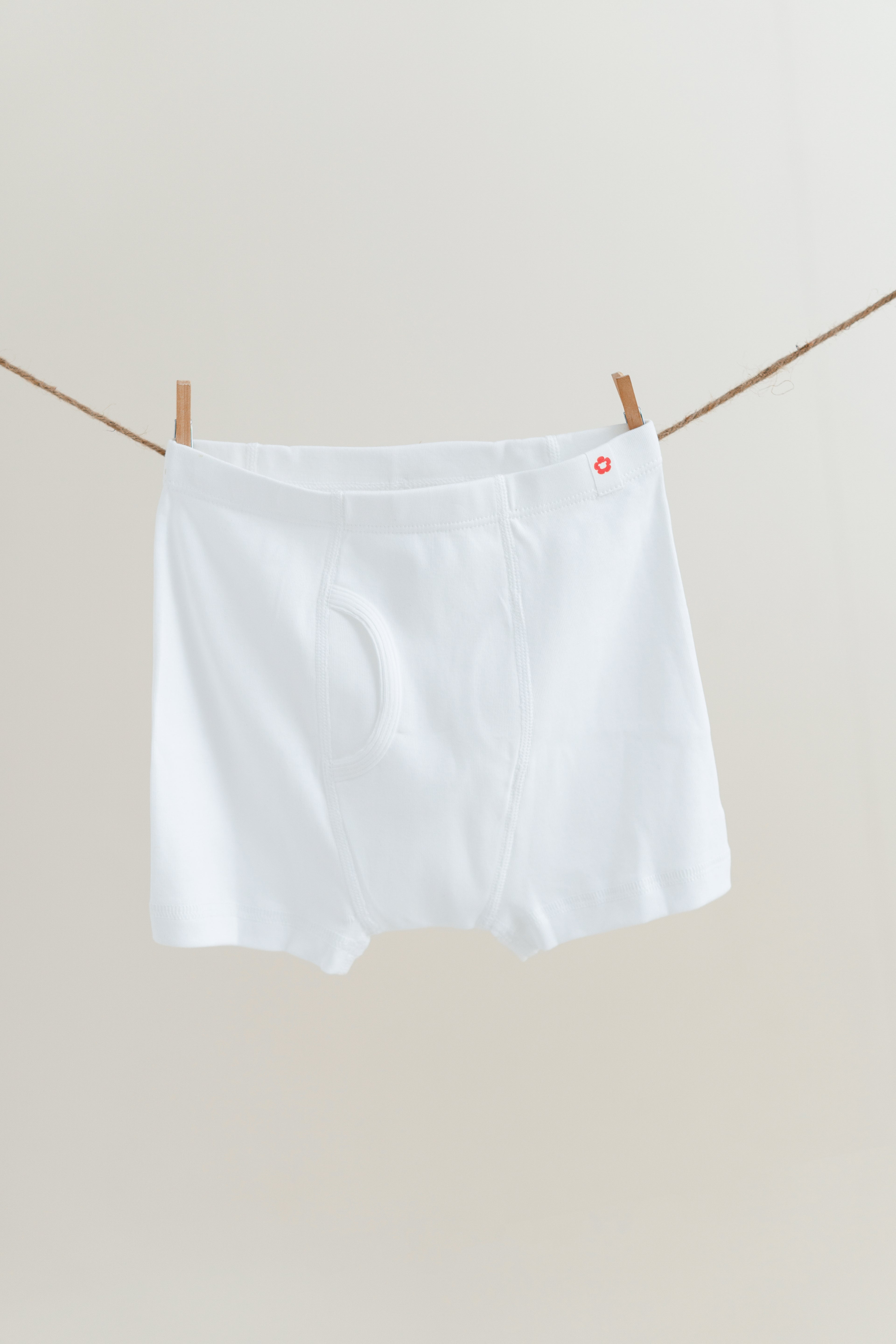 3-Pack Solid Boxer Briefs in Organic Cotton