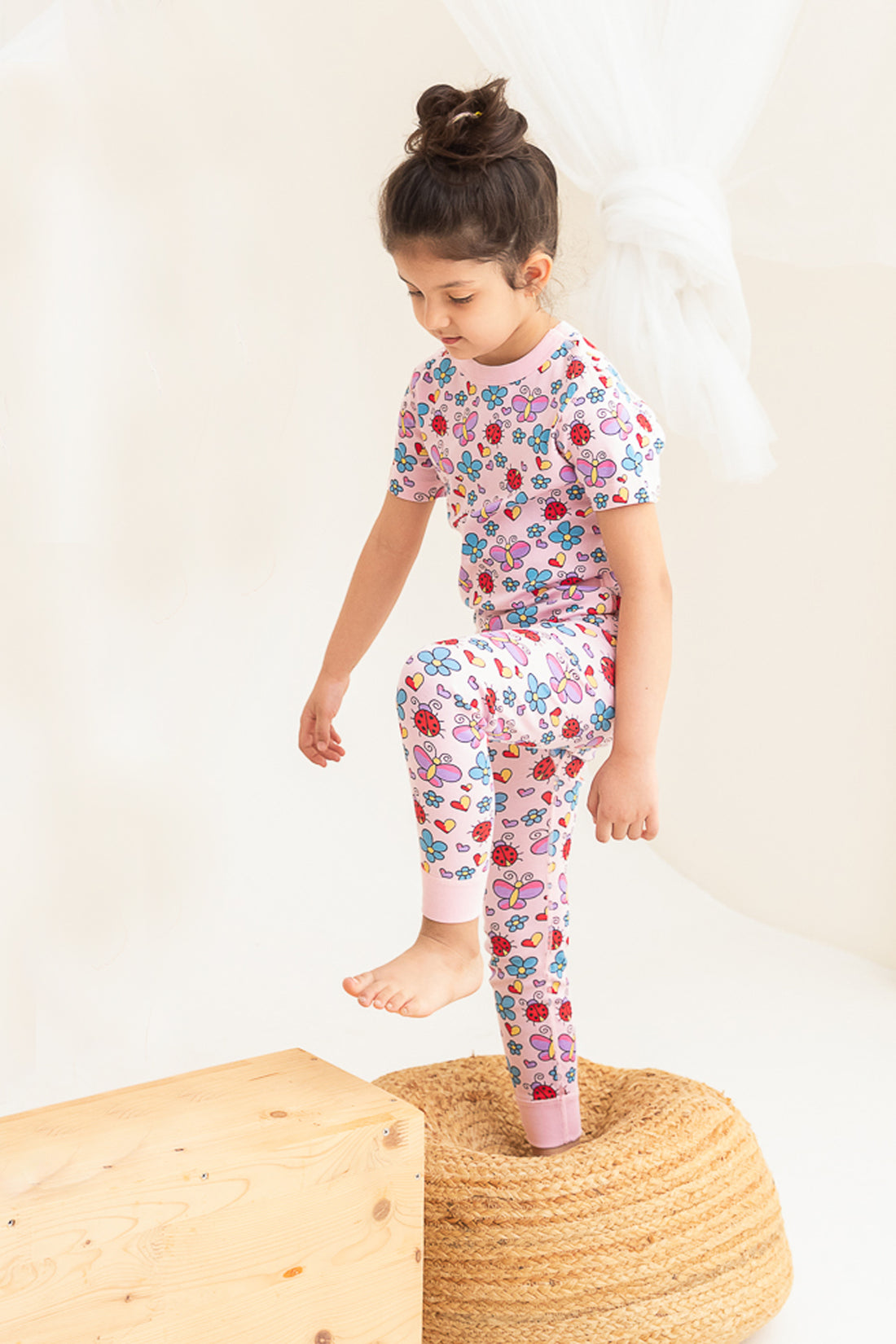 Butterflies - Relaxed Fit Short Sleeve PJ Set