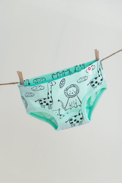 3-Pack Printed Classic Underwear in Organic Cotton