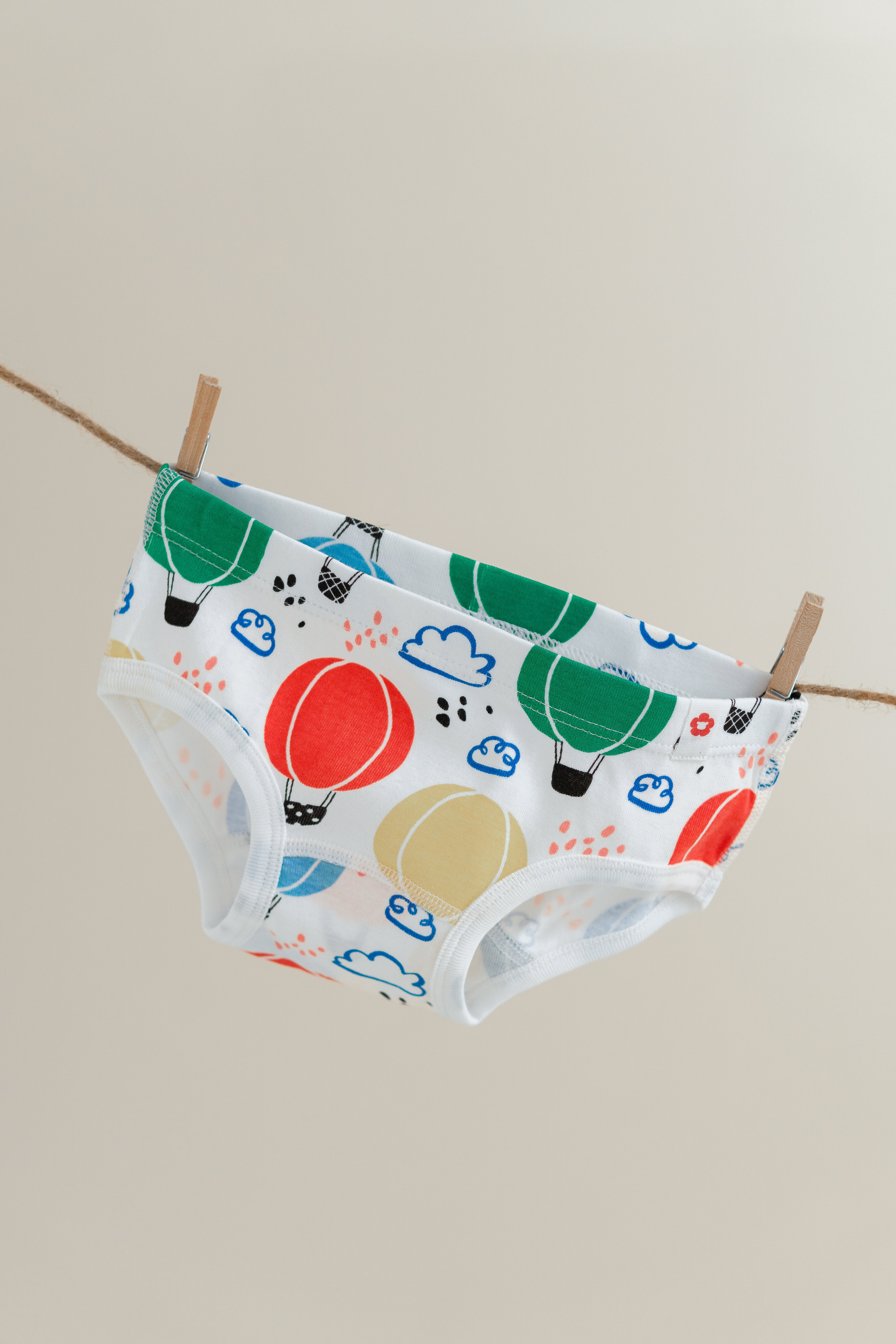 3-Pack Printed Classic Underwear in Organic Cotton