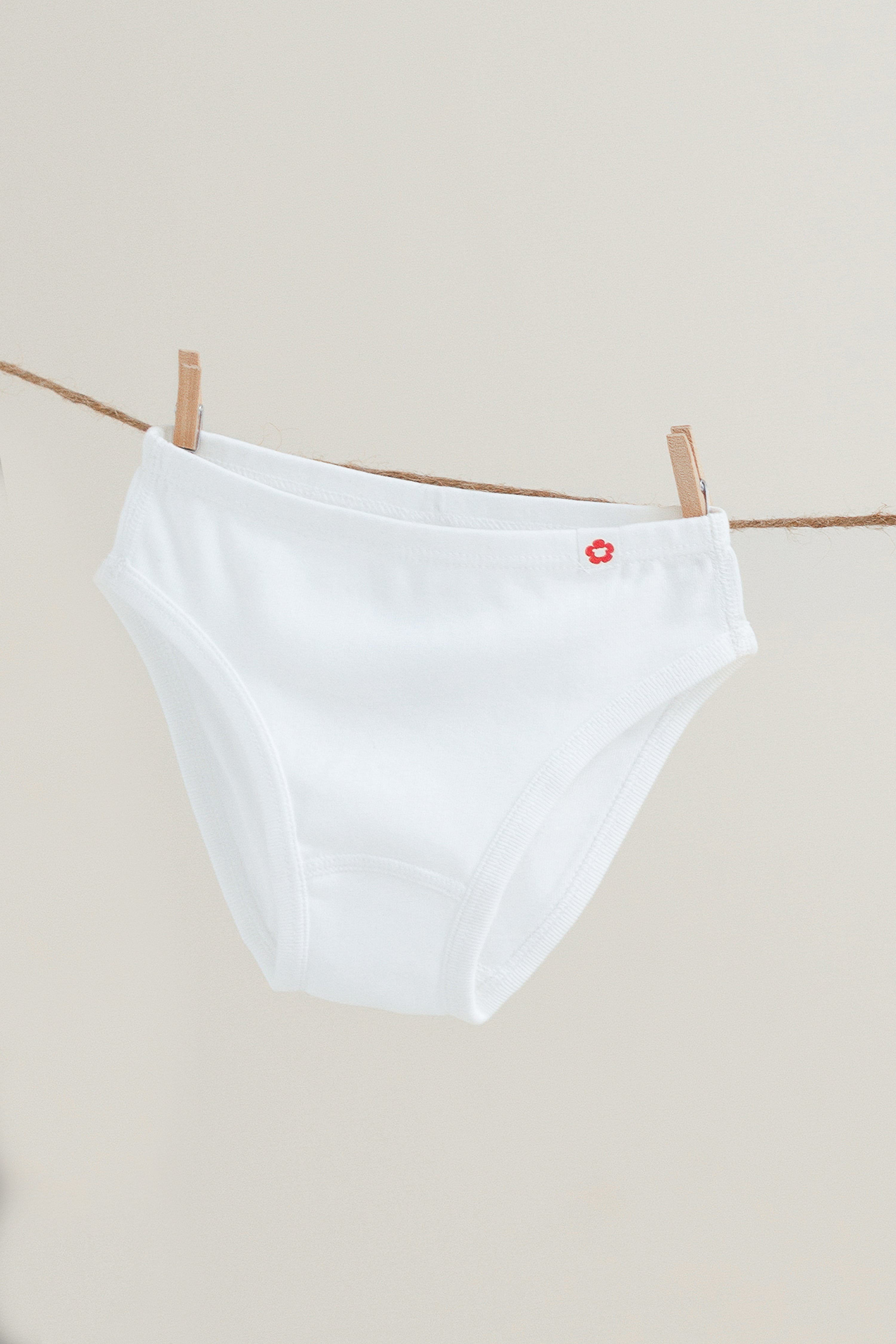 3-Pack Solid Hipster Underwear in Organic Cotton