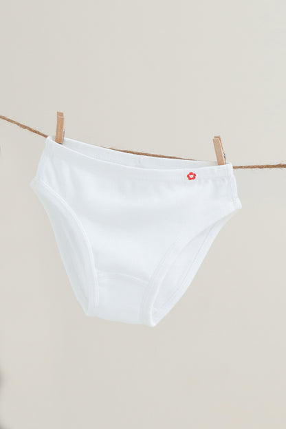 3-Pack Solid Hipster Underwear in Organic Cotton