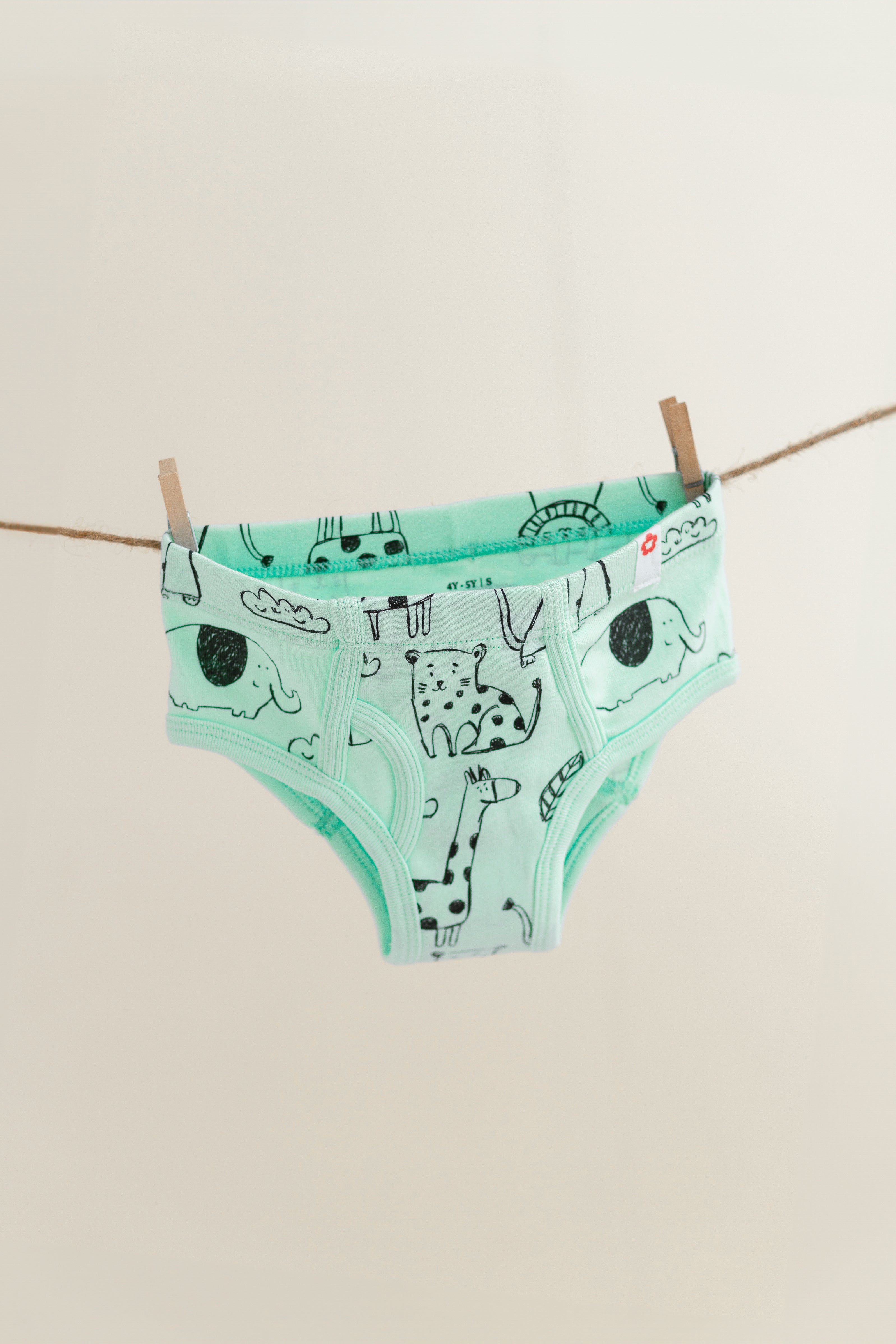 3-Pack Printed Briefs in Organic Cotton