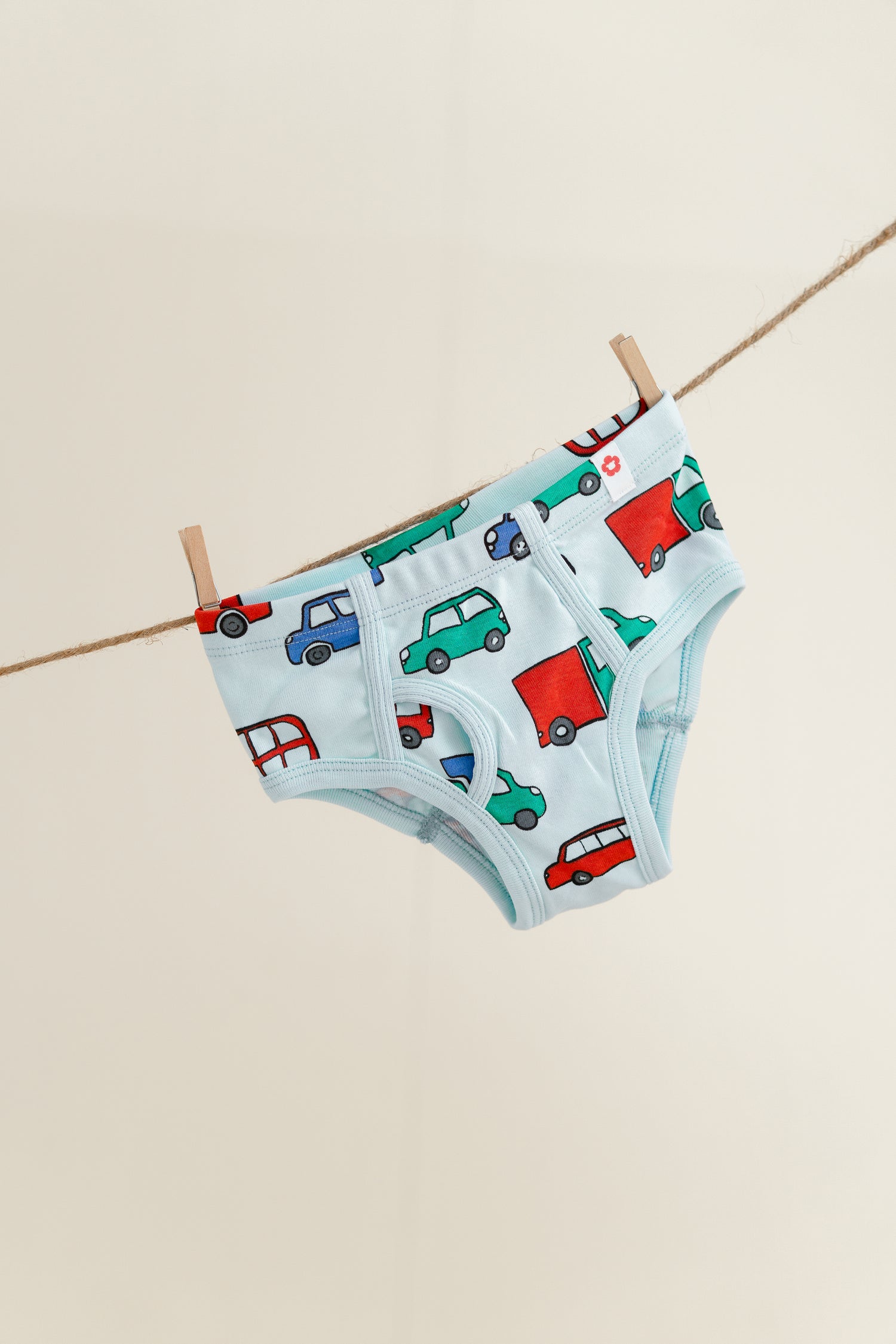 3-Pack Printed Briefs in Organic Cotton