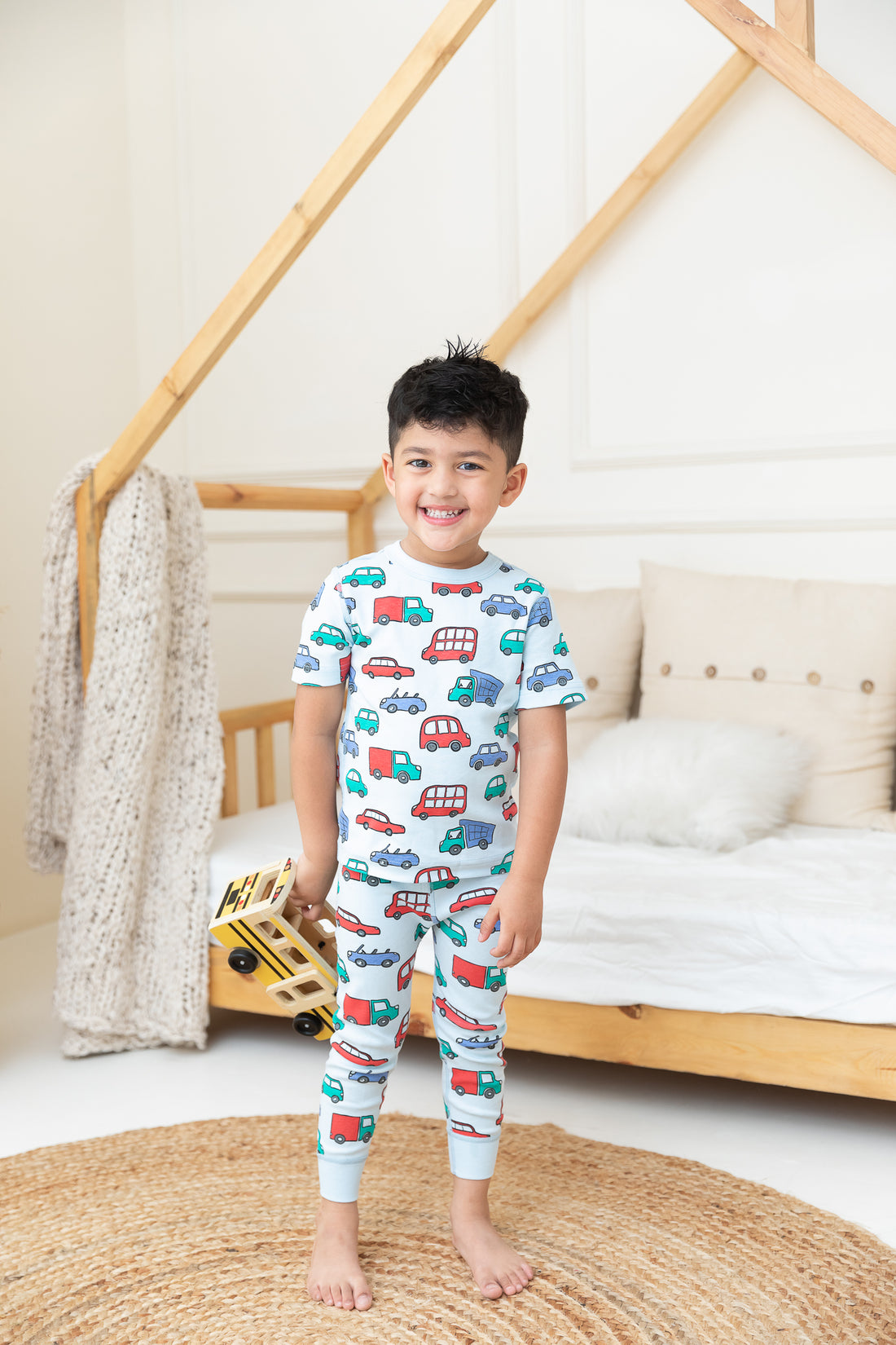 Vroom Vroom - Relaxed Fit Short Sleeve PJ Set