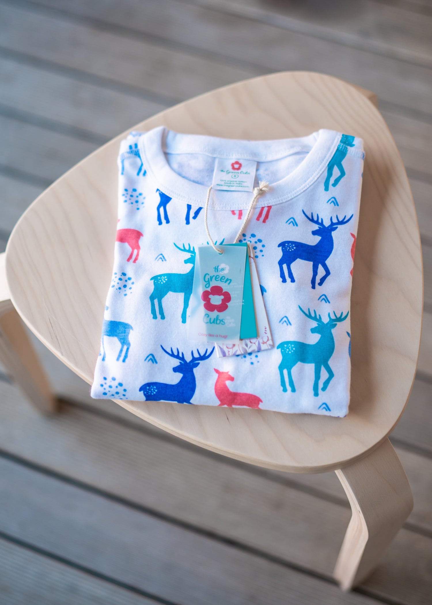 Blue Deers - Long Sleeve PJ Set