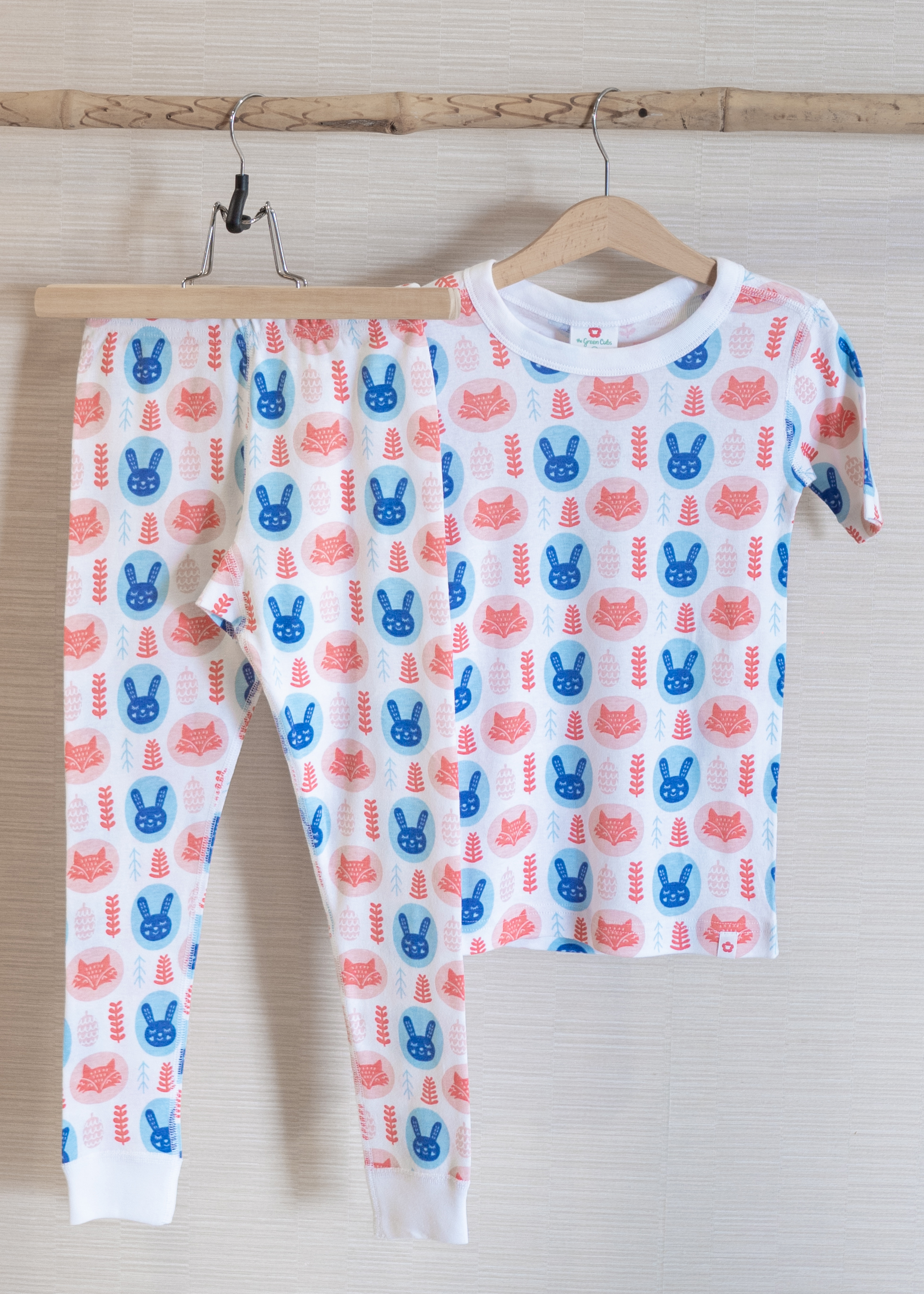 Foxes &amp; Bunnys - Short Sleeve PJ Set