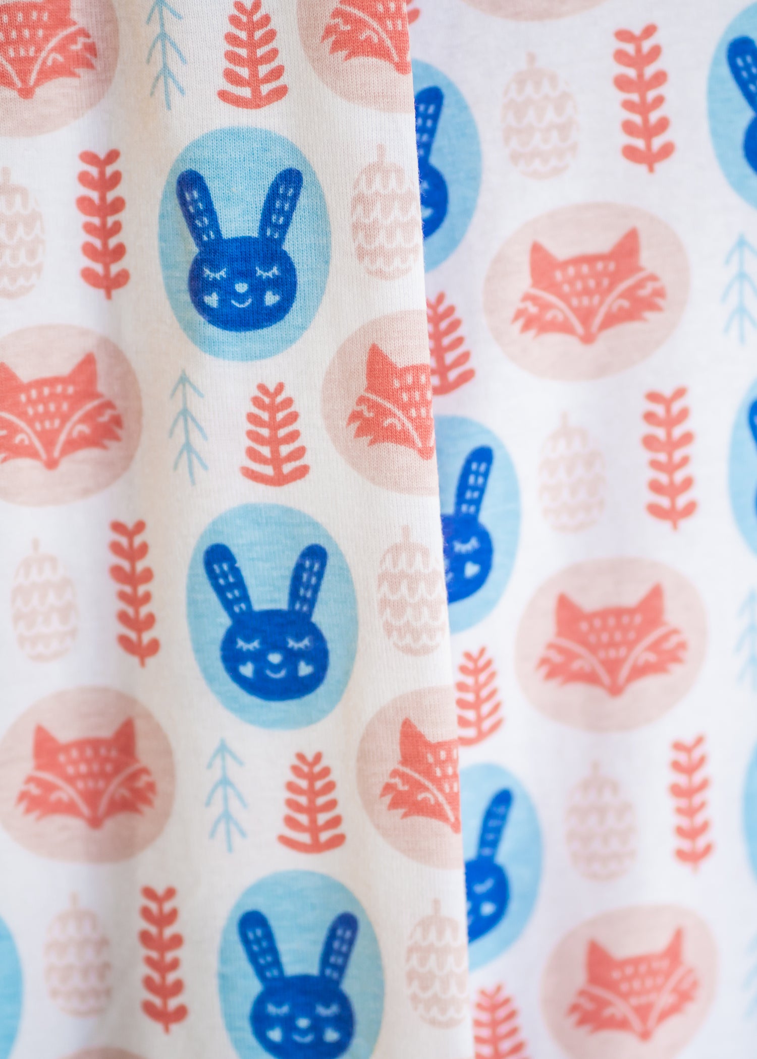 Foxes &amp; Bunnys - Short Sleeve PJ Set