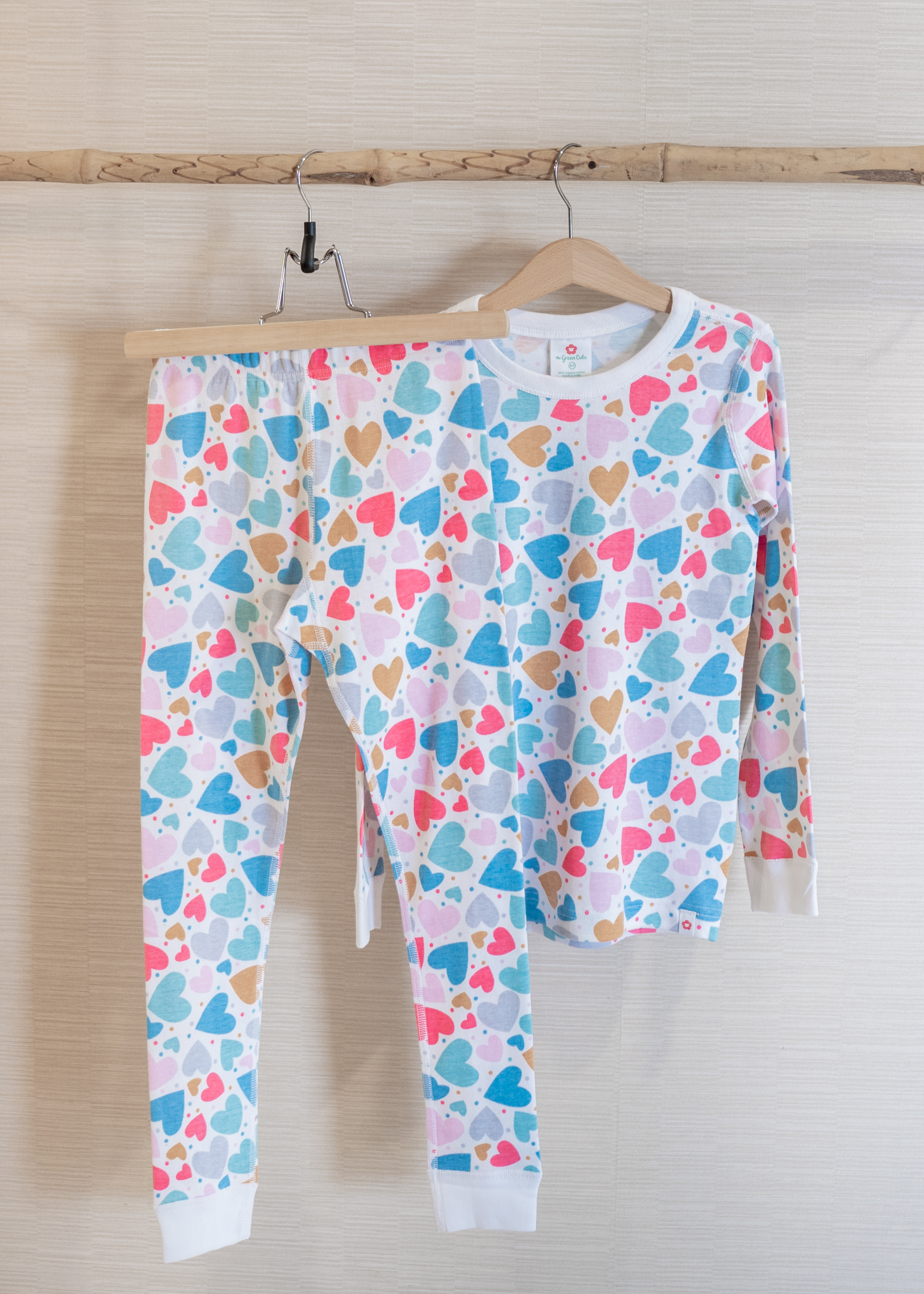 Multi Hearts - Long Sleeve PJ Set