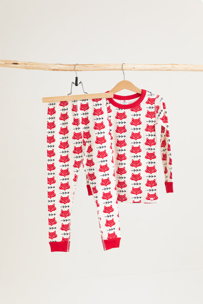 Red Foxes - Long Sleeve PJ Set